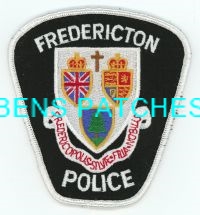 CANADA,NEW BRUNSWICK,FREDERICTON POLICE 2